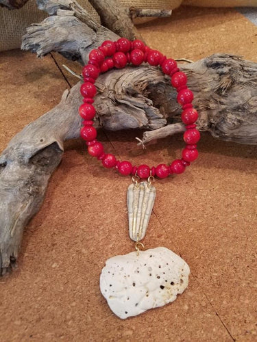 Coral with Beachy Additions